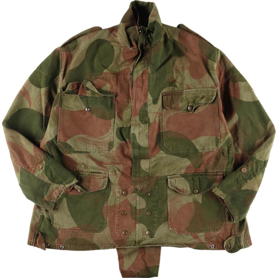 古着 60~70年代 ベルギー軍実品 ブラッシュドカモ 迷彩柄 デニソン 