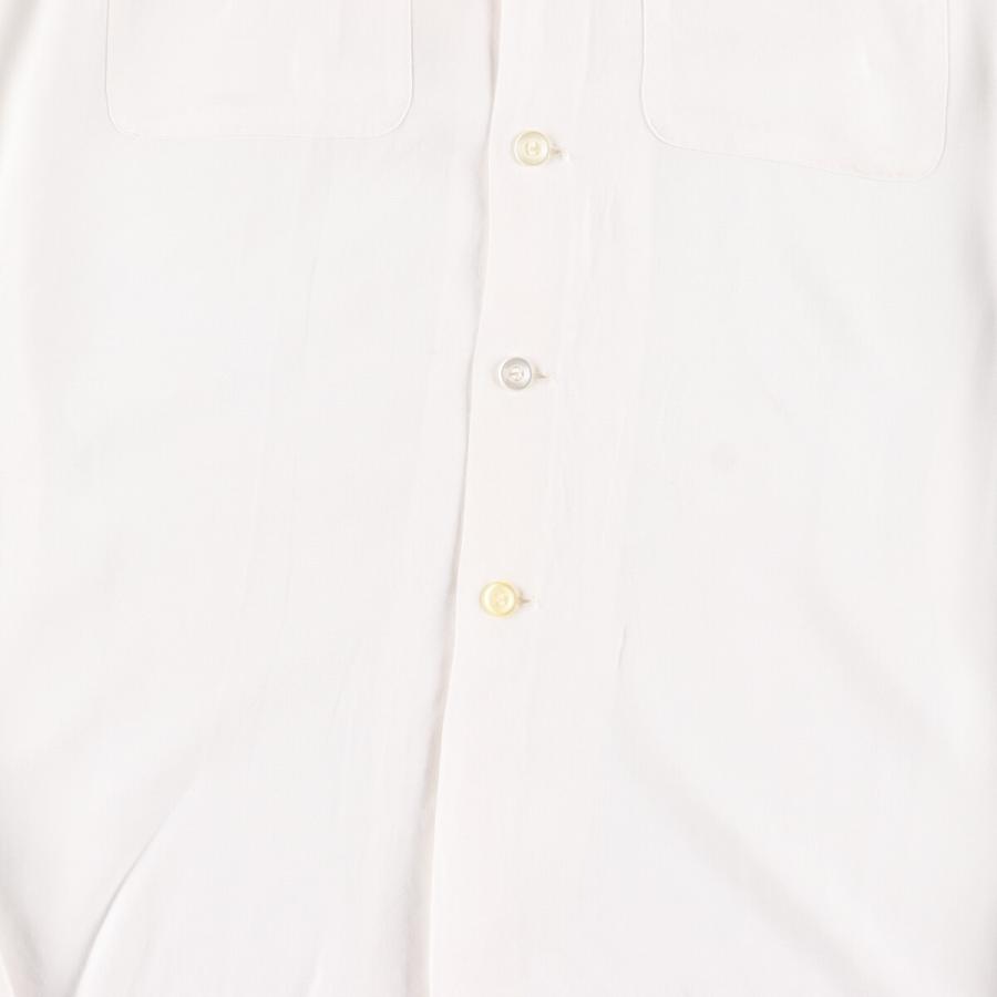 古着 50年代 Seroice Bowling Shirt チェーン刺繍 オープンカラー レーヨンボウリングシャツ USA製 メンズS ヴィンテージ /evb000874｜jamtrading1｜07