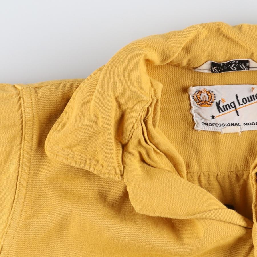 60s King Louie vintage キングルイ ボーリング シャツ King Louie 古着 60年代 キングルイ チェーン刺繍 オープン