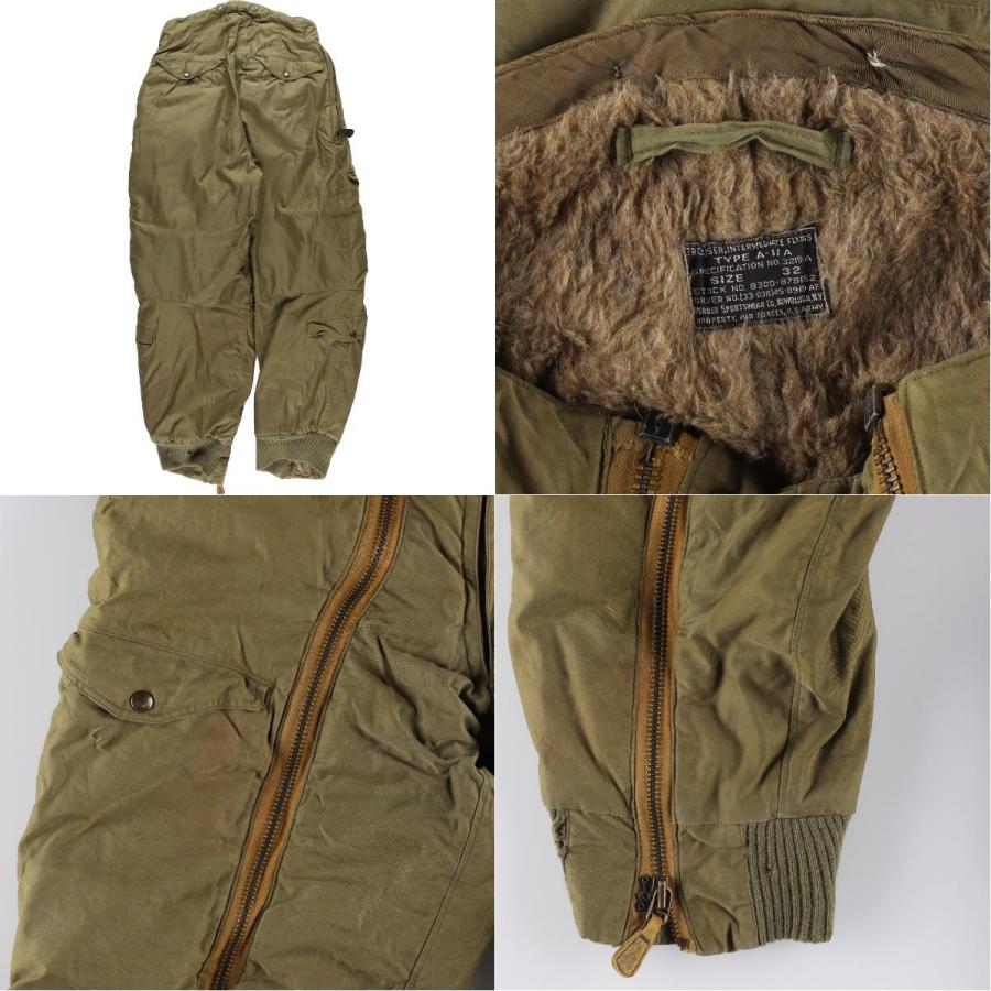 古着 40年代 米軍実品 U.S.A.A.F A-11A 黒タグ アルパカライナー