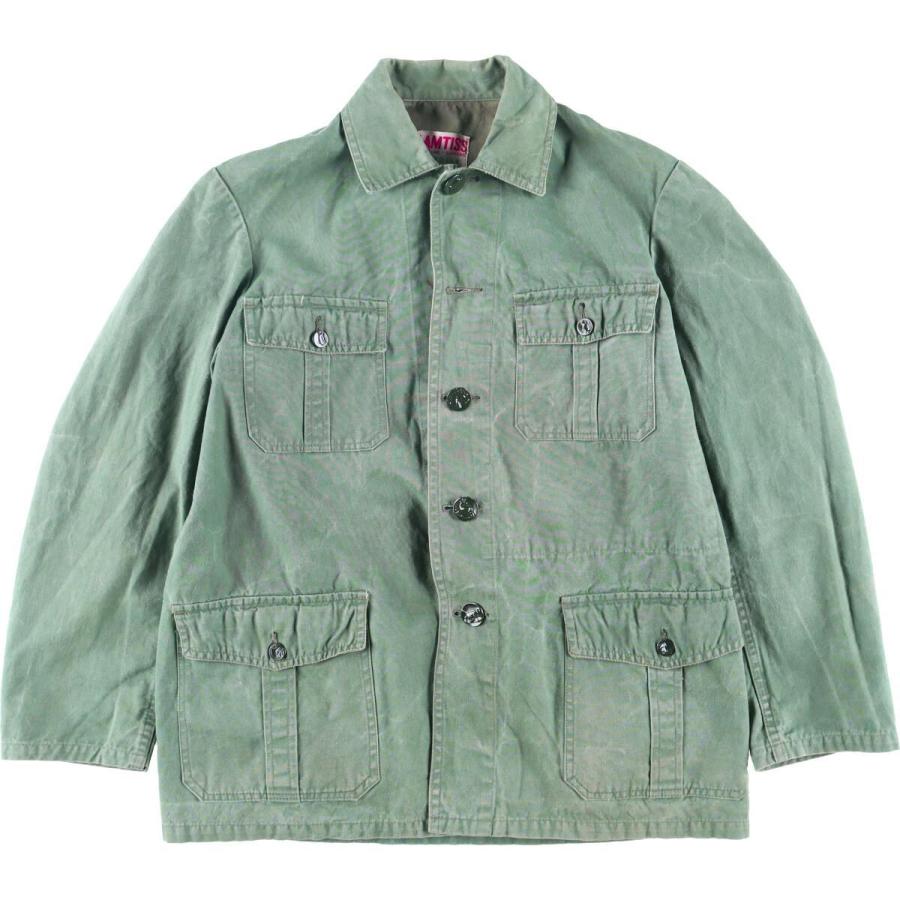 古着 60年代 COLAMTISS フレンチ ハンティングジャケット メンズS