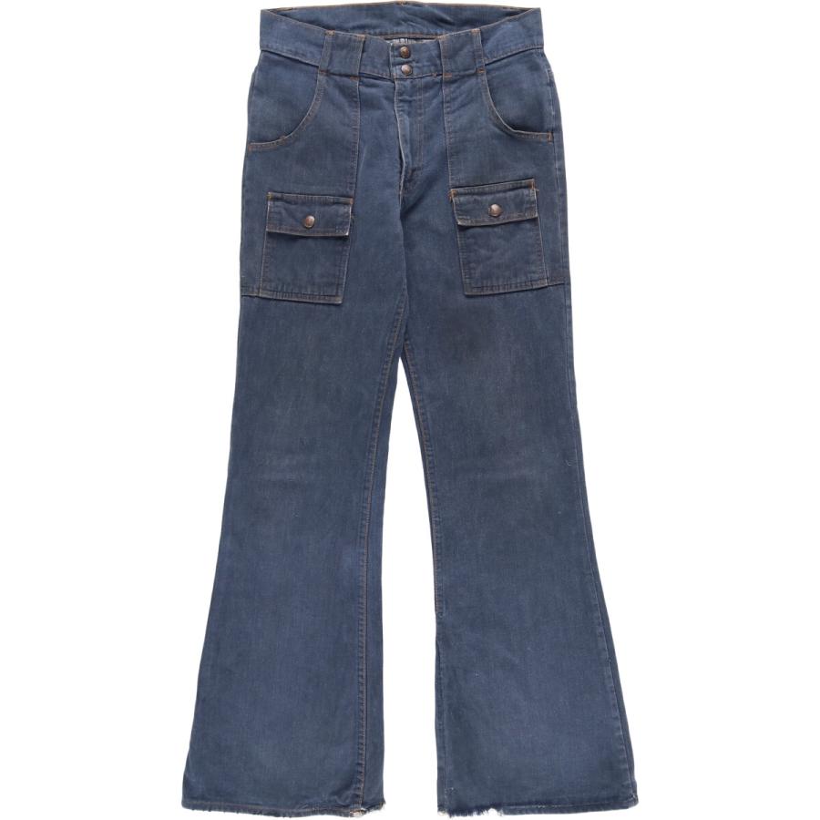 古着 70年代 リーバイス Levi's 20676-7618 ピーチスキン ブッシュパンツ ブーツカット フレアパンツ メンズw30 ヴィンテージ /evb002038｜jamtrading1｜02