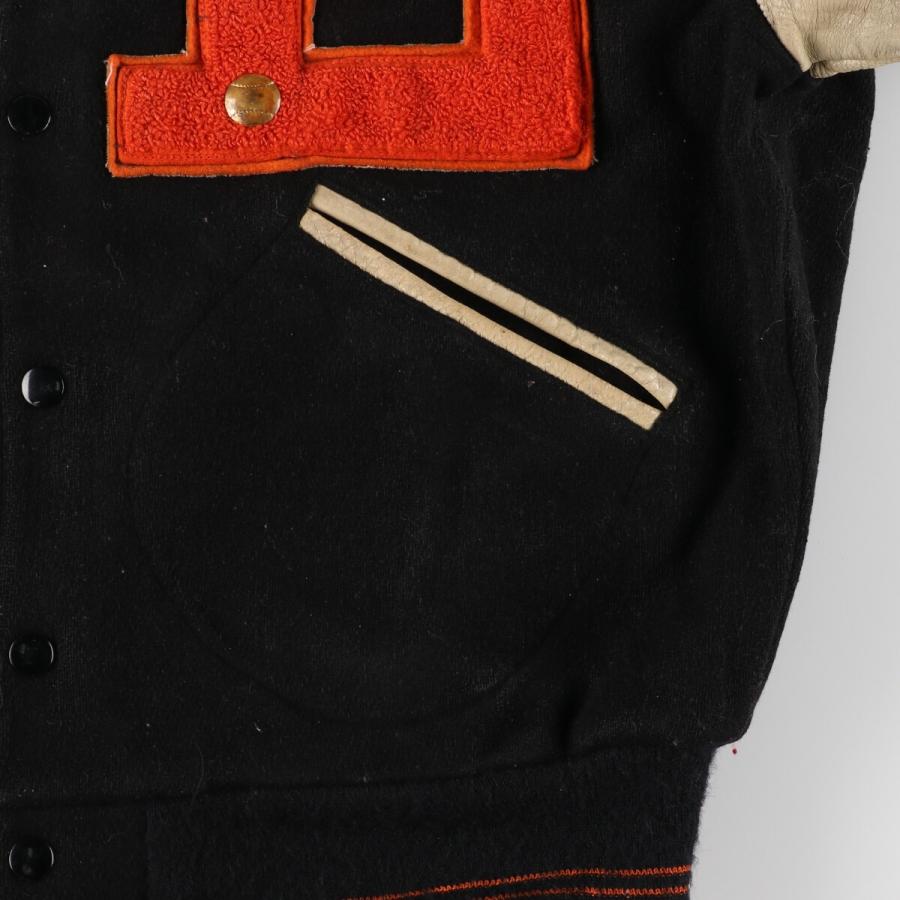 ☆70年代 BUTWIN ウールスタジャン バーシティジャケット☆ 古着 60~70年代 BUTWIN 袖革ウールスタジャン アワード