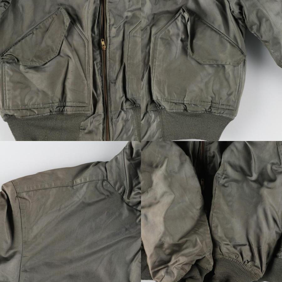 古着 米軍実品 CWU-45/P ミリタリー フライトジャケット USA製 LARGE