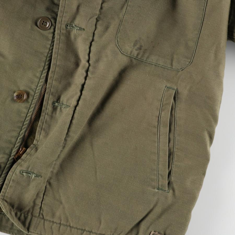 古着 86年納品 米軍実品 A-2 ミリタリー デッキジャケット USA製 