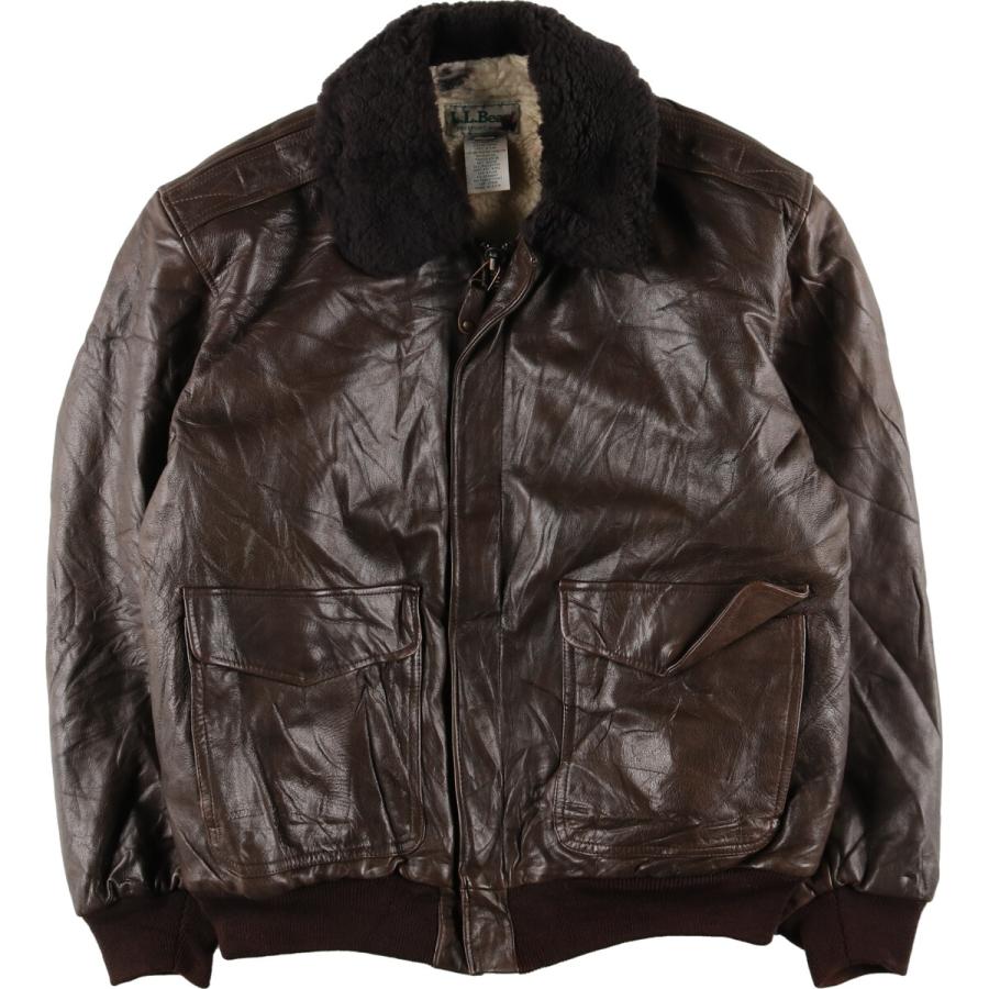古着 90年代 エルエルビーン L.L.Bean G-1 タイプ レザーフライト 