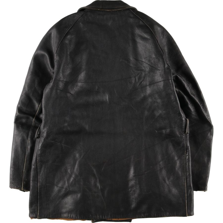 古着 50年代 F.A.M. モーターサイクルジャケット レザーカーコート  