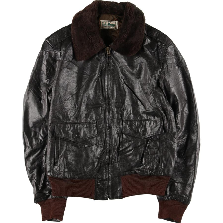 古着 80年代 エルエルビーン L.L.Bean G-1タイプ レザーフライト 
