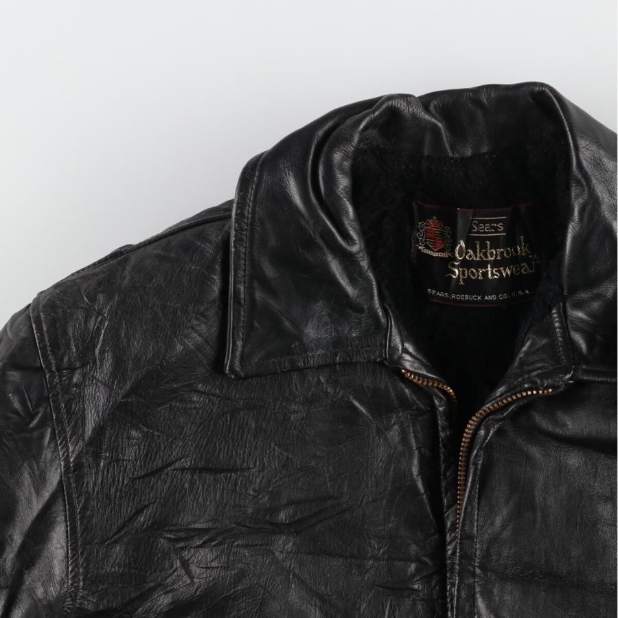 60〜70年代 Sears Oakbrook Sportswear スエードレザージャケット ボア