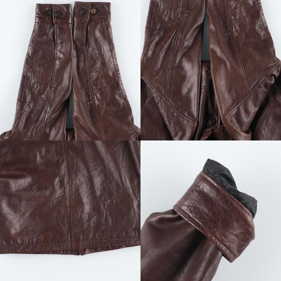 GAP 古着 90年代 ギャップ オールドギャップ レザーカーコート メンズ  