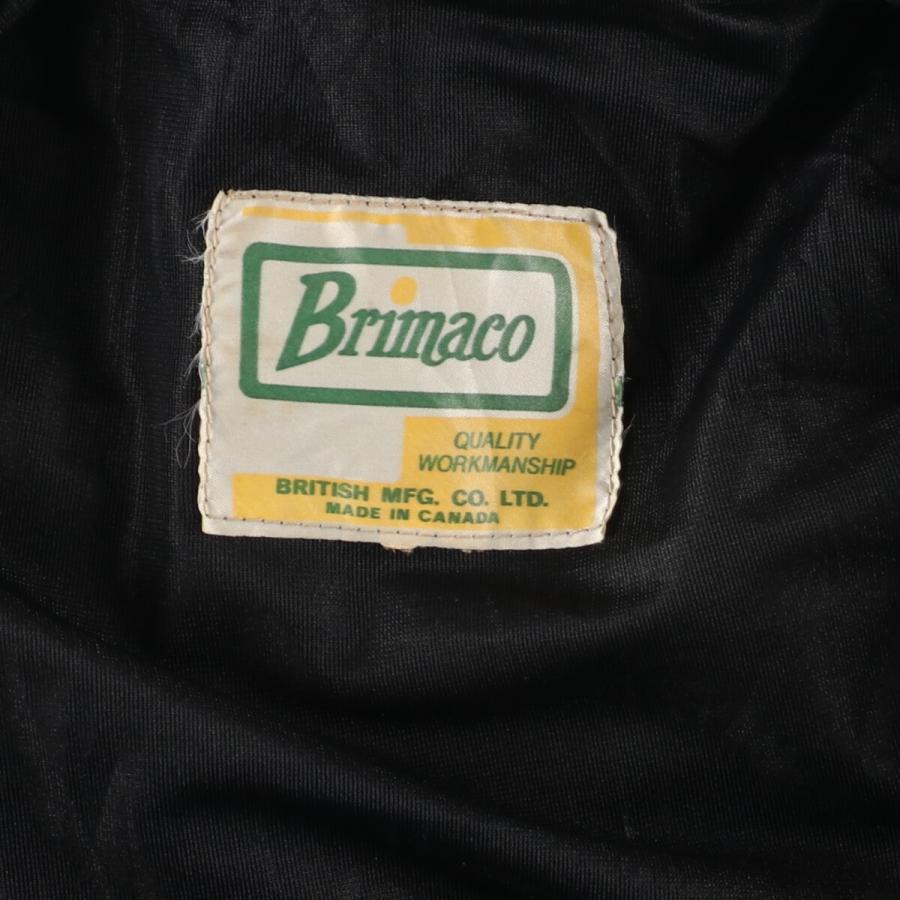 古着 70年代 Brimaco シングルライダースジャケット カナダ製 メンズM