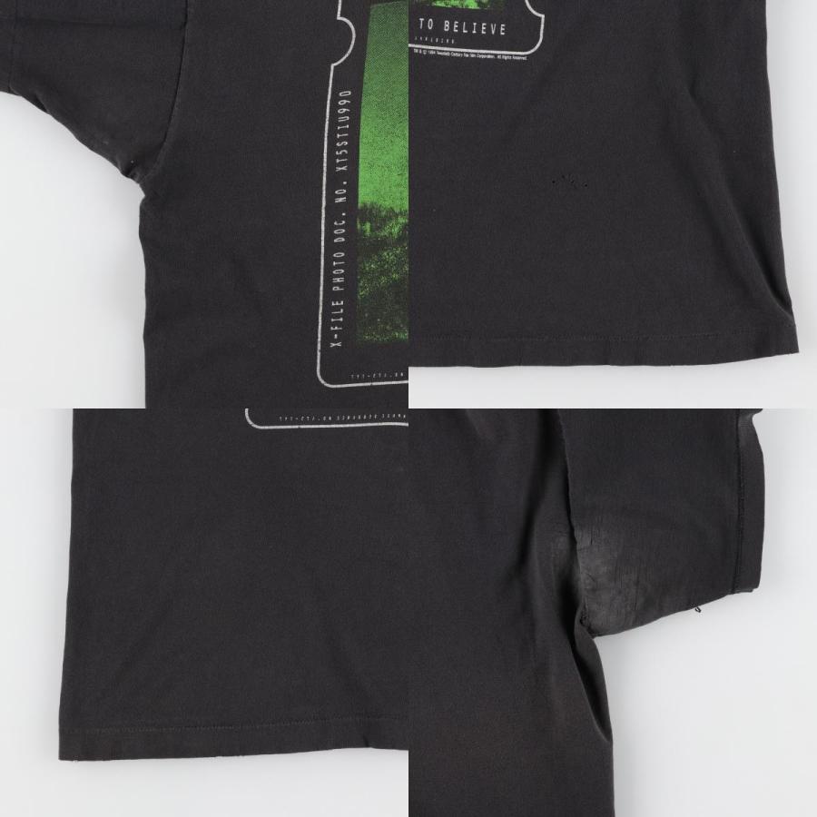 古着 90年代 THE X FILES Xファイル バックプリント 映画 ムービーT  