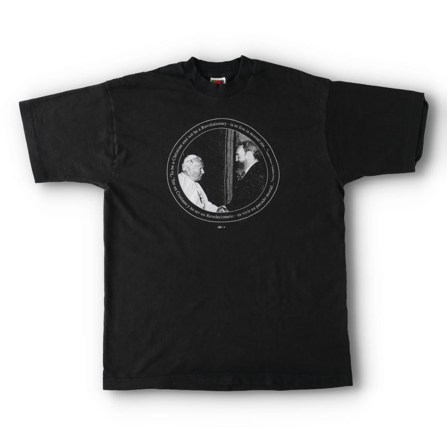 FRUIT OF THE LOOM 古着 90年代 フルーツオブザルーム ローマ法王 偉人  