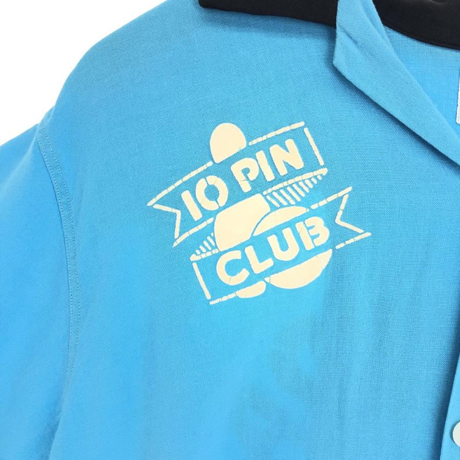 古着 60年代~ Hale-Niu バックプリント オープンカラー ボウリング