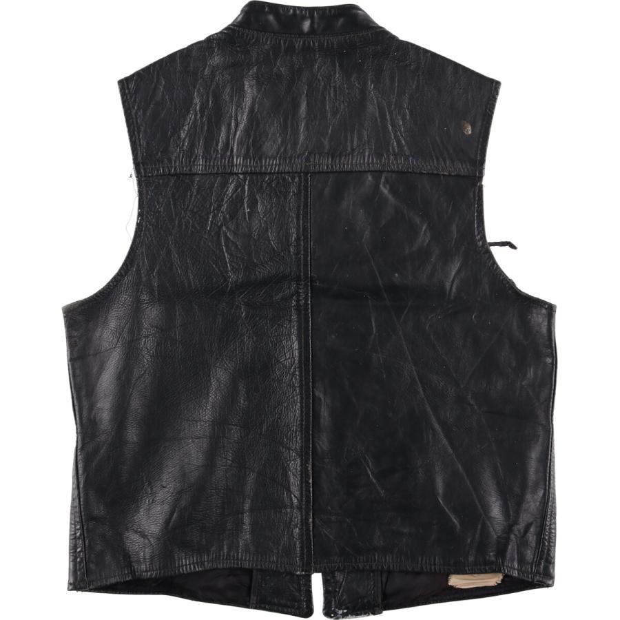 古着 60年代 Brooks Leather Sportswear レザーベスト メンズM相当