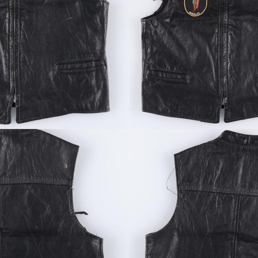 60s レザーベスト ヴィンテージ ジップ タロン Brooks Leather 60s レザーベスト ヴィンテージ ジップ タロン Brooks Leather 60s