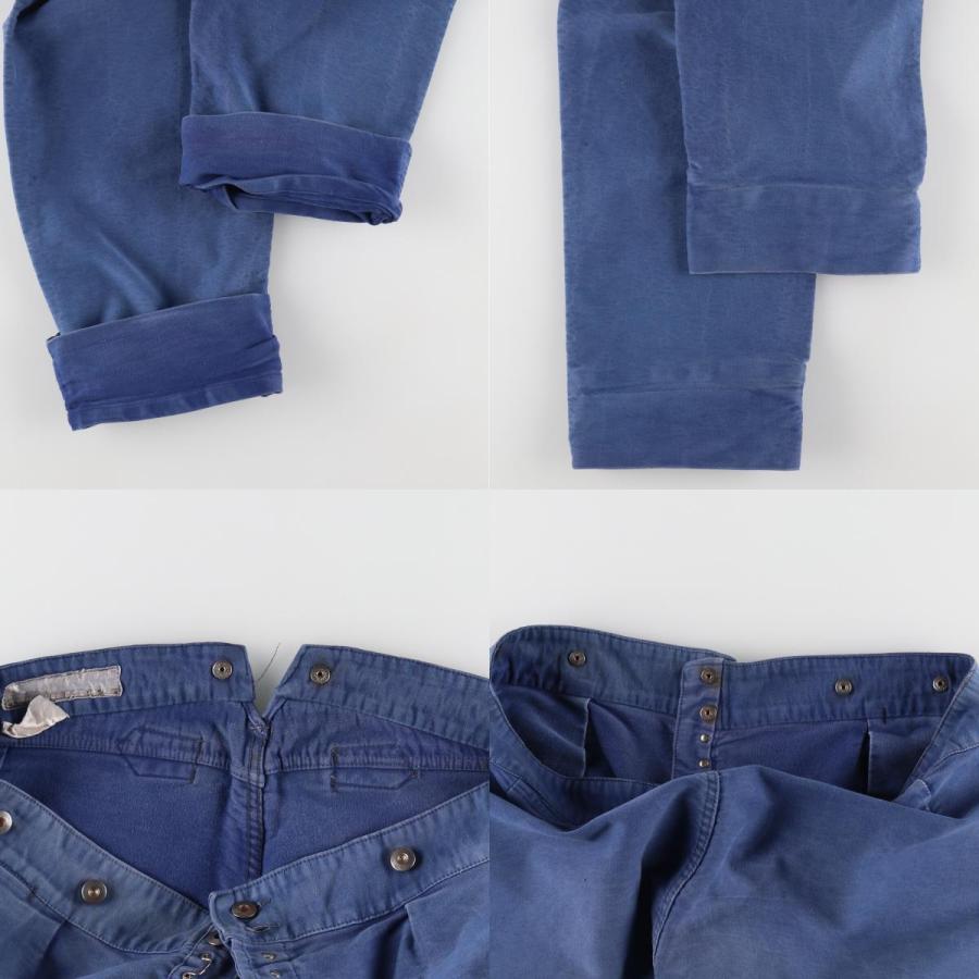 古着 60年代 フレンチワーク モールスキン ユーロワークパンツ