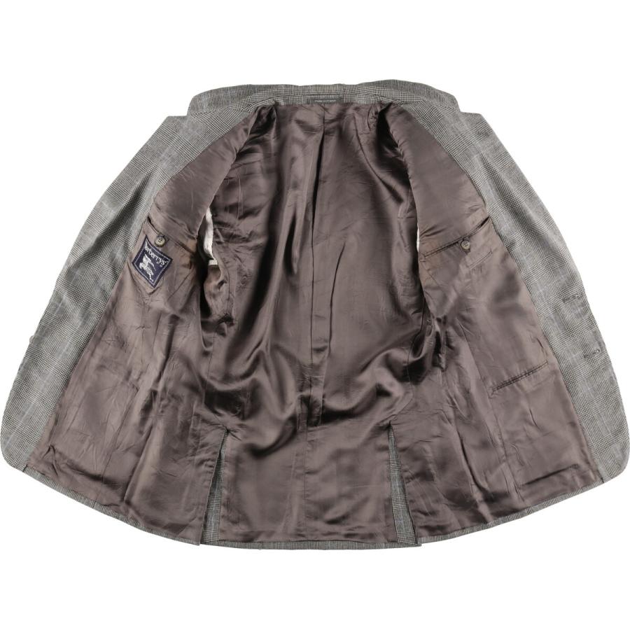 BURBERRY　ウールジャケット チェック ウールモヘアブレンド ジャケット (サンド) - メンズ, ウール