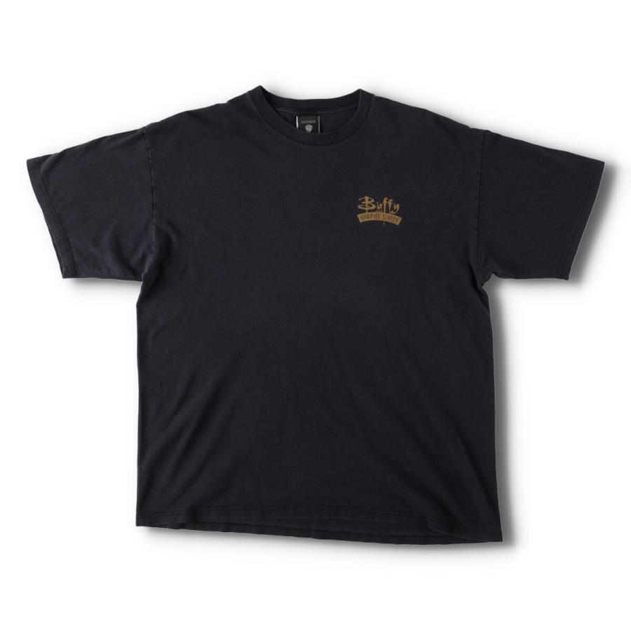 90s リンガーTシャツ黒ワーナーブラザーズ映画 T-shirt