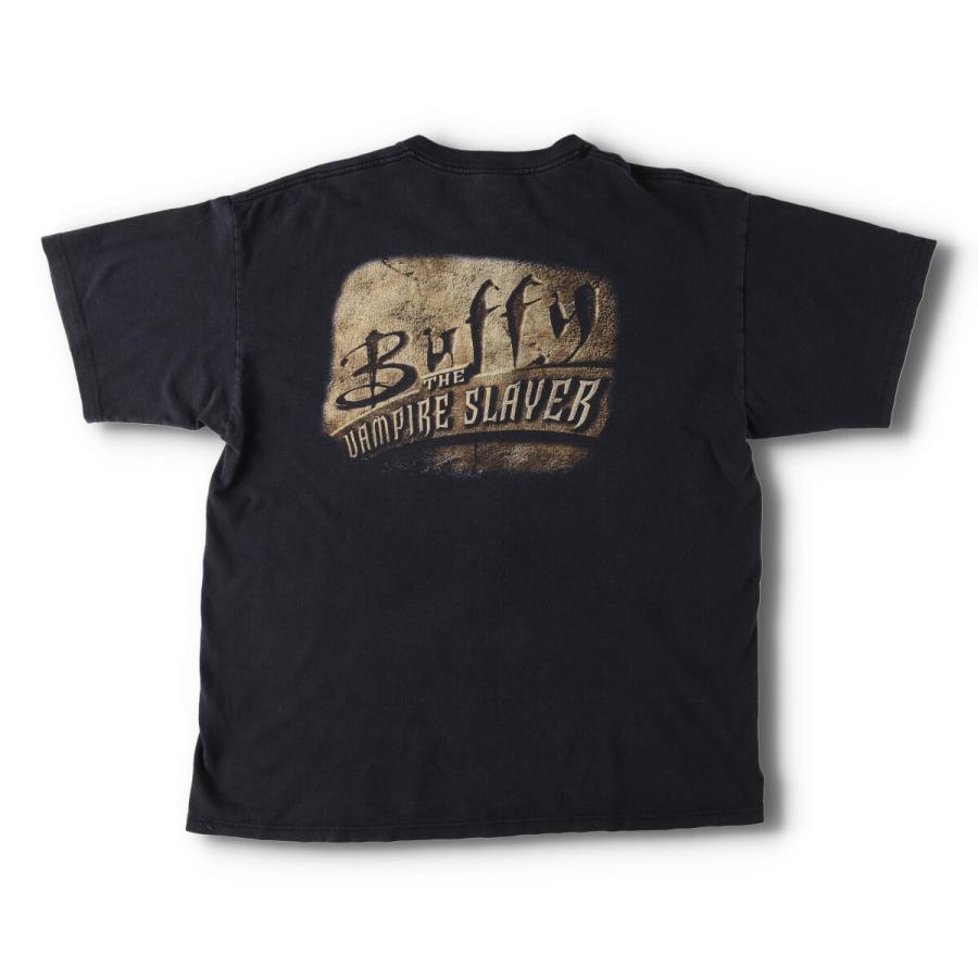 90s リンガーTシャツ黒ワーナーブラザーズ映画 T-shirt