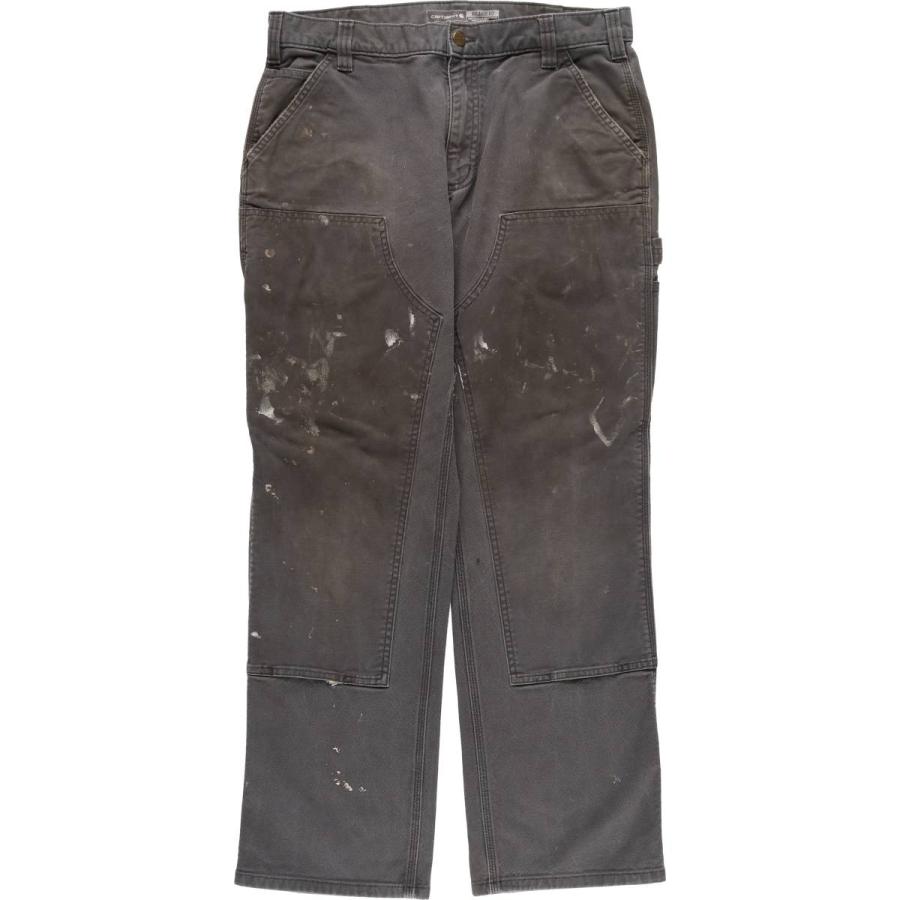 カーハートダブルニーパンツ　w40x32 Carhartt 古着 カーハート RELAXED FIT ダブルニー ダック