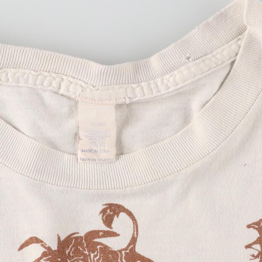 古着 90年代 THE LION KING ライオンキング 大判プリント キャラクター  