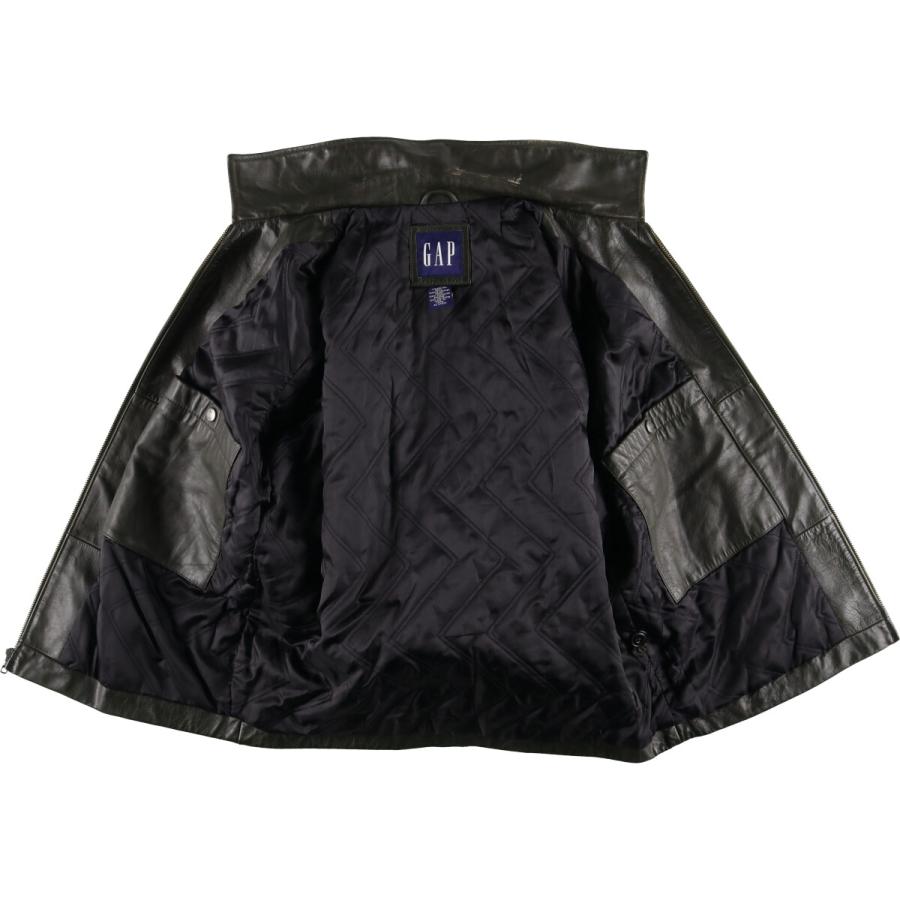 GAP（ギャップ） 古着 00年代 レザーブルゾンタイプ メンズXS相当