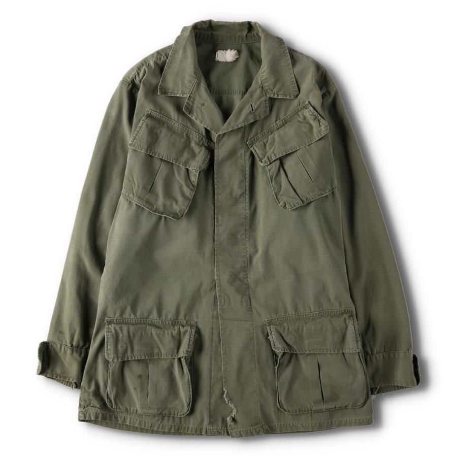 未使用 70s 米軍実物 ジャングルファティーグジャケット 4th S-S YMCLKY 米軍タイプ ジャングルファティーグジャケット 4th