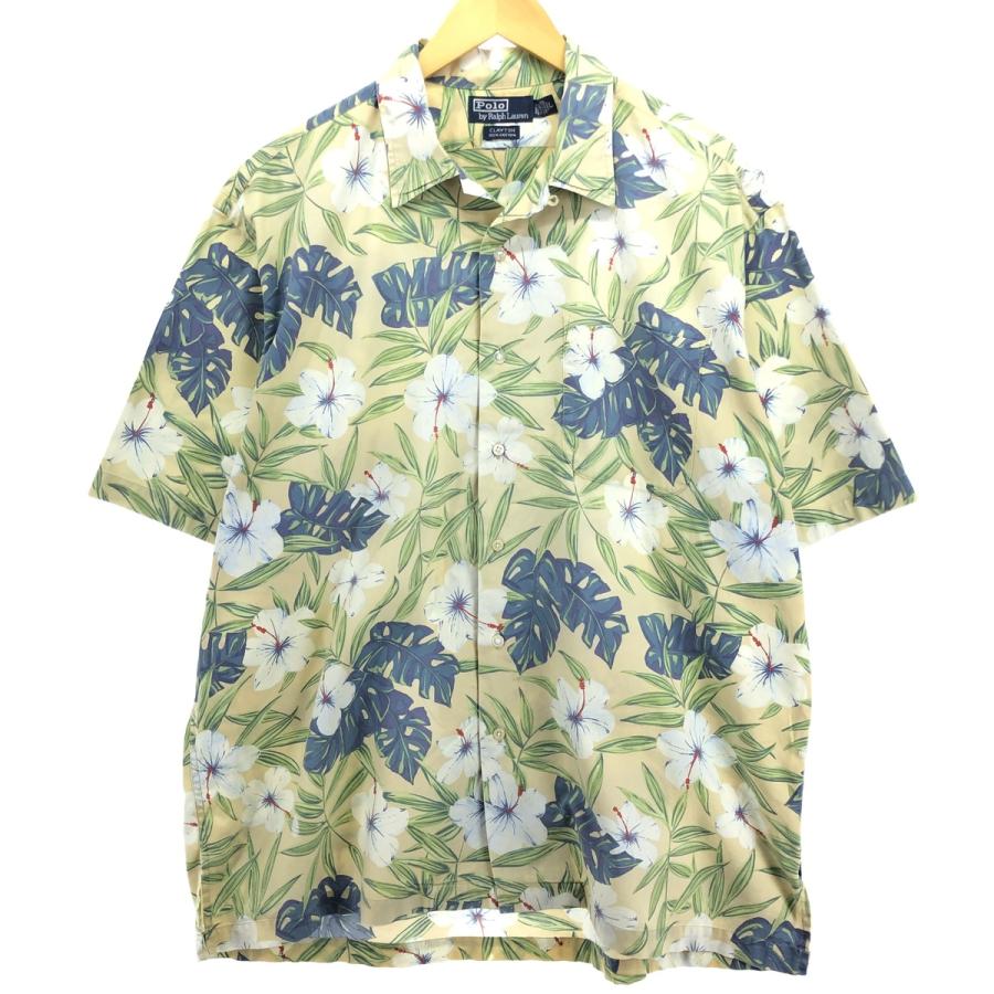 古着 ラルフローレン POLO by Ralph Lauren CLAYTON 総柄 ハイビスカス 