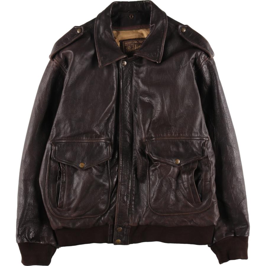 古着 REDSKINS レザーフライトジャケット メンズL相当 /evb006342 