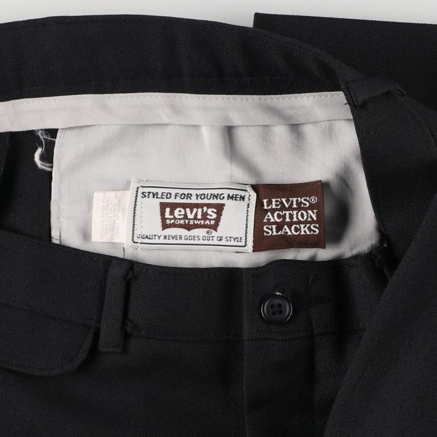 Levi's 80s STA-PREST アクションスラックス ブラック 80s Levi'sリーバイス Action Slacks STA-PRESTスタプレ