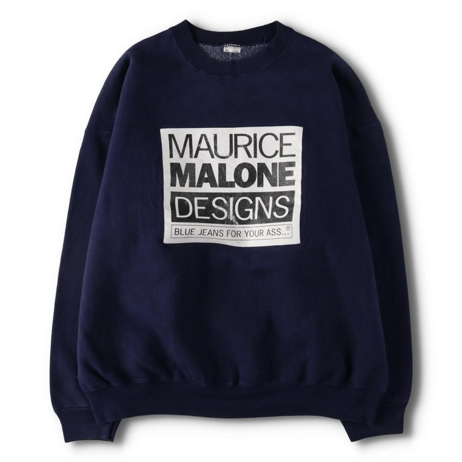 トップス Maurice Malone Sweat 90's Vintage 古着 90年代 MAURICE MALONE モーリスマローン プリントスウェット
