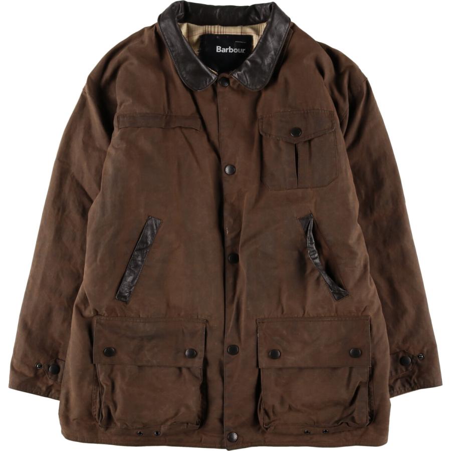 古着 バブアー Barbour BUSHMAN ブッシュマン ワックスコットン 