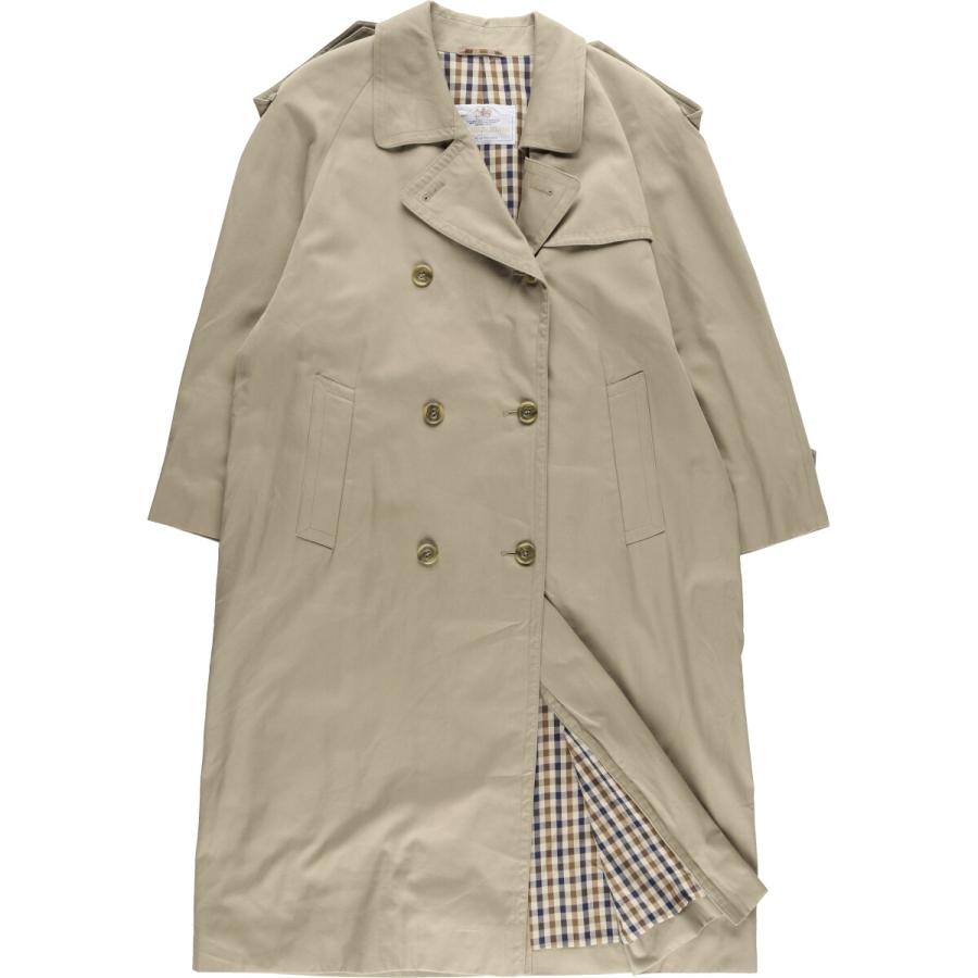Aquascutum 古着 アクアスキュータム AQUA5 トレンチコート 英国