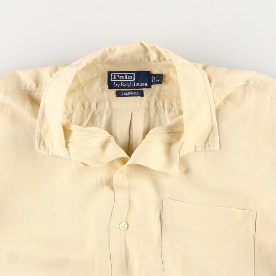 90s Polo by Ralph Lauren CALDWELL リネン L