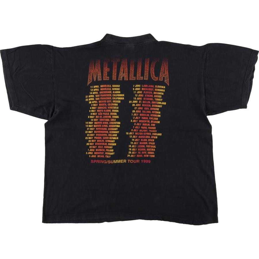 古着 90年代 BG METALLICA メタリカ バンドTシャツ バンT メンズ
