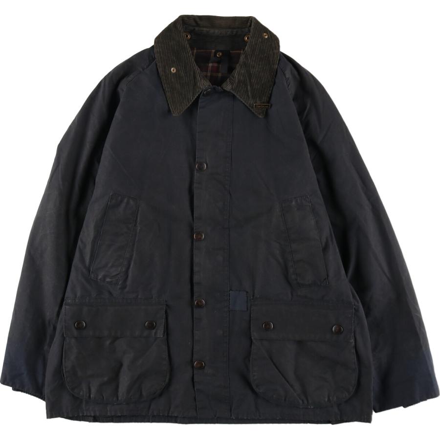 90年代 Barbour ビデイル 旧3ワラント オイルドジャケット 英国製 古着 90年代 バブアー ビデイル 旧3ワラント バッジ付き ワックス