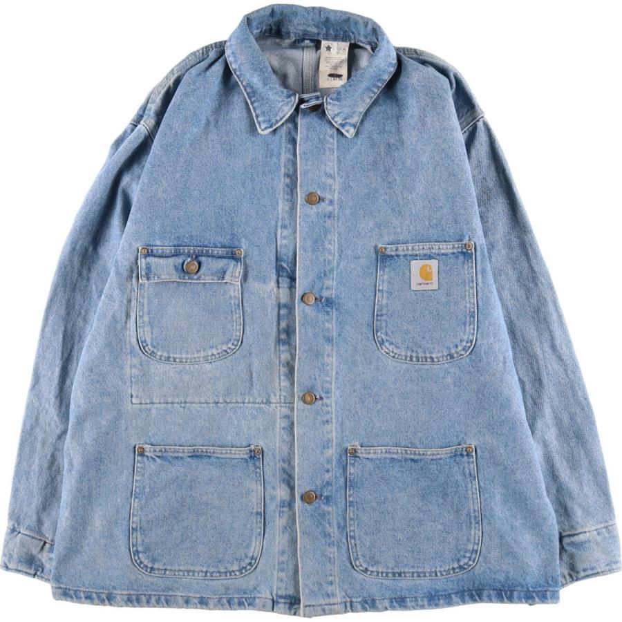 古着 80年代 カーハート Carhartt ミシガンチョアコート デニム 