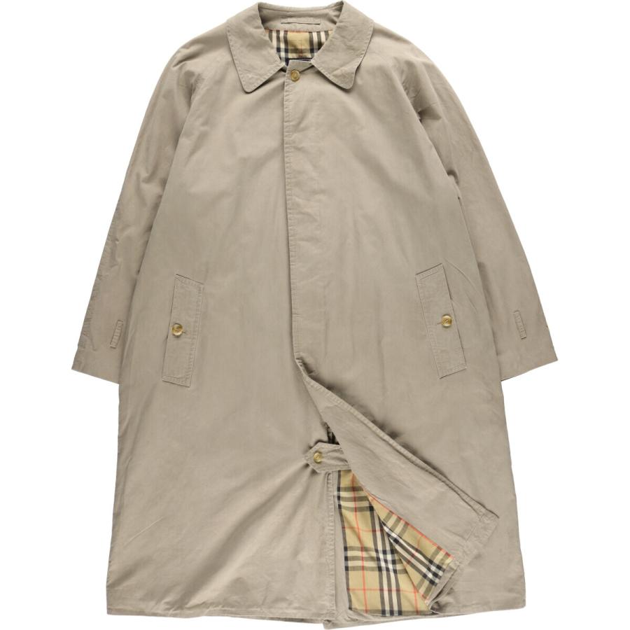 極美品】バーバリープローサムステンカラーコートカーキノバ