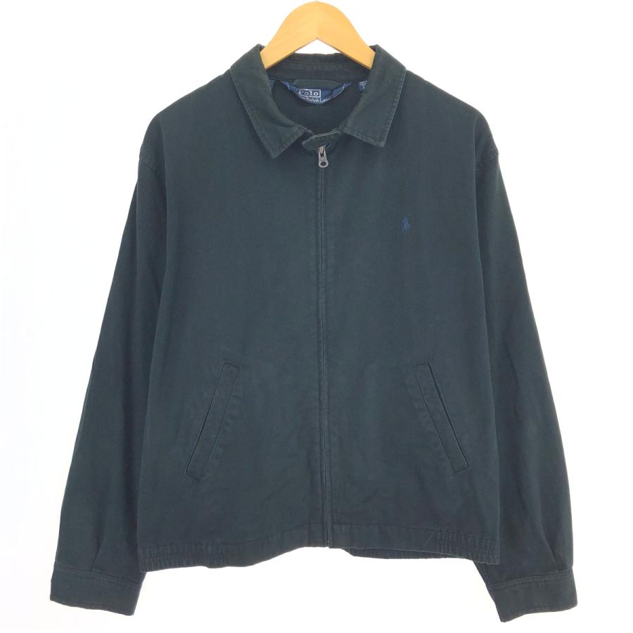 Polo by Ralph Lauren ポロ ラルフローレンス イングトップ 90s Polo Ralph Lauren Leather Drizzler Jacket 深緑 L ポロ