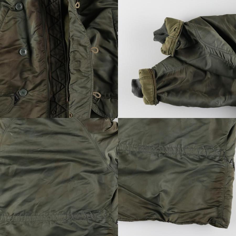 N-3B 60's ミリタリーフライトジャケット USA製 Large 古着 ~60年代 訳あり特価 米軍実品 N-3B ミリタリー フライト