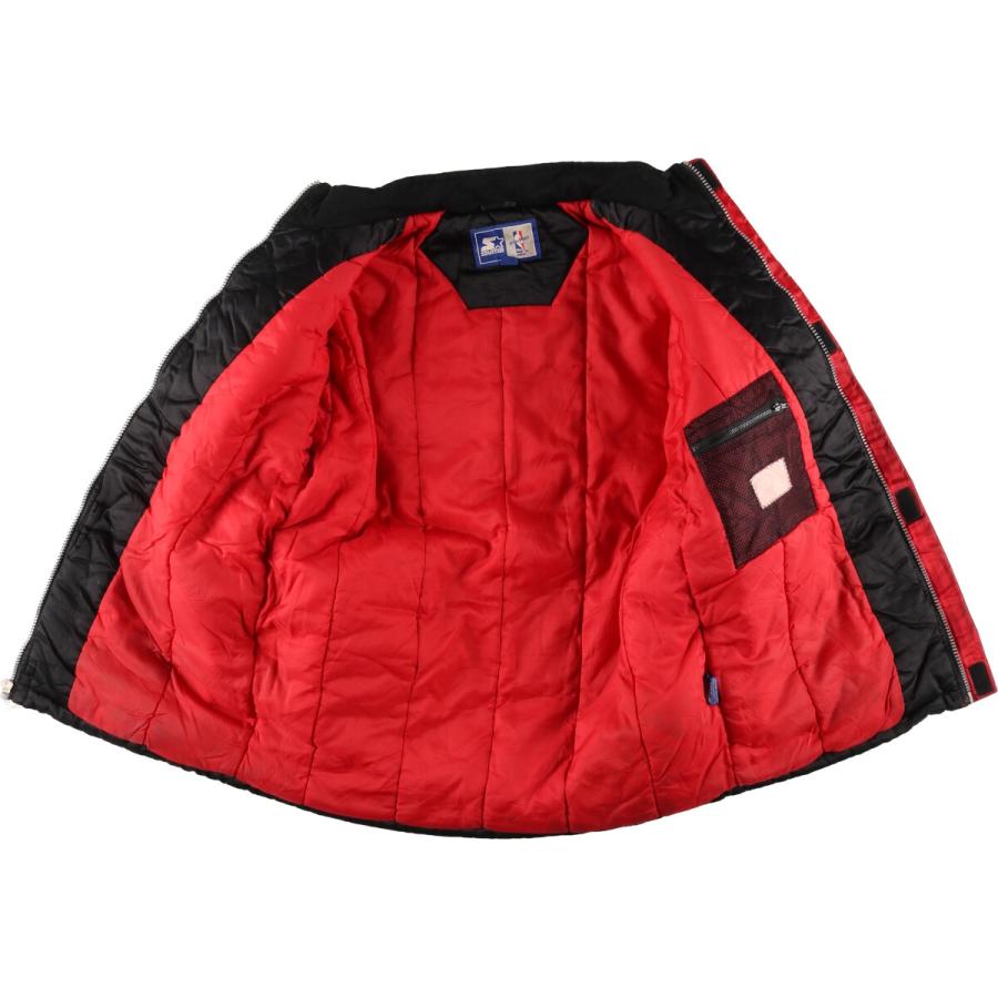 古着 90年代 スターター Starter NBA CHICAGOBULLS シカゴブルズ 中綿  