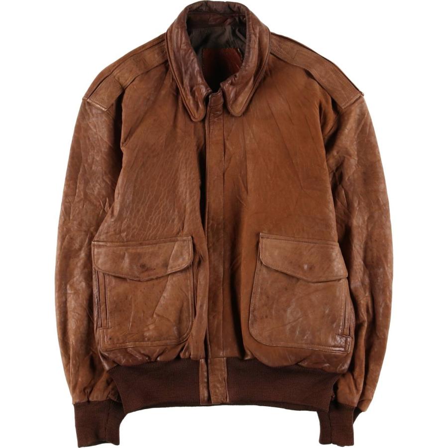 70～80年代 ゴールデンベア A-2 レザーフライトジャケット ビンテージ 70～80年代 ゴールデンベア A-2 レザーフライトジャケット