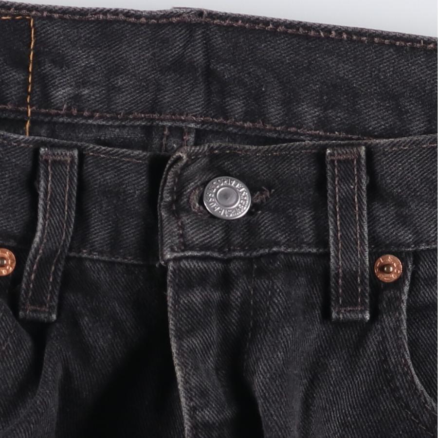 00s Levi's 長袖デニムシャツ フェード XL ブラックデニム A309 00s Levi's 569 