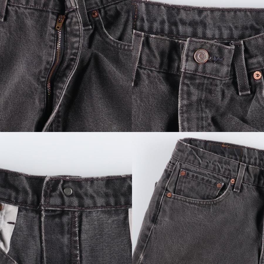 古着 90年代 リーバイス Levi's 550 RELAXED FIT ブラックデニム テーパードデニムパンツ USA製 メンズw34相当 ヴィンテージ /evb007571 Levi's（リーバイス） 古着 90年代 Levi's 550 RELAXED FIT ブラック