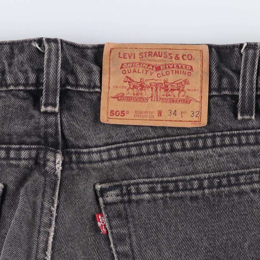 Levi's（リーバイス） 古着 90年代 Levi's 505-0266 ブラックデニム