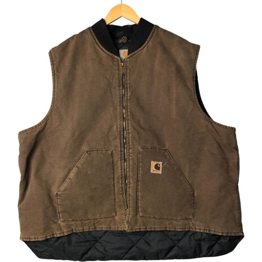 Carhartt 古着 ビッグサイズ 00年代 カーハート 中綿入り ダックベスト