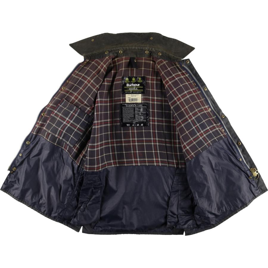 美品》80s Barbour BORDER 3ワラント オイルドジャケット 【公式