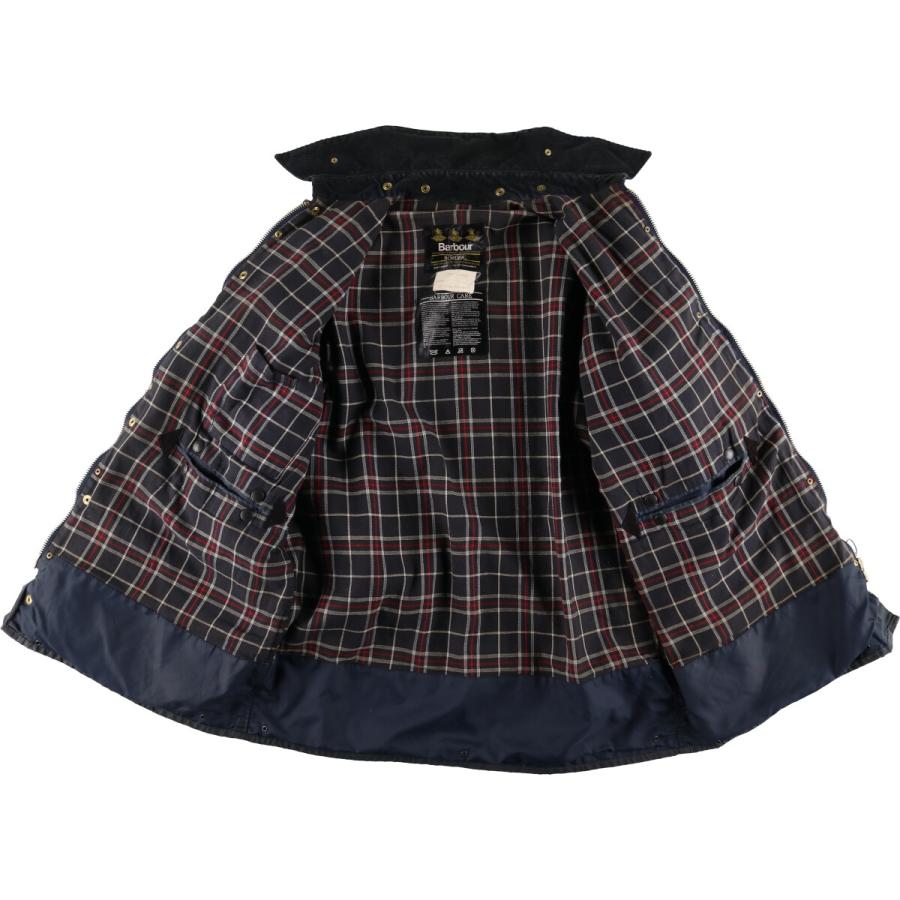 【Barbour】Border オイルドジャケット 87〜90年代英国 古着 古着 80~90年代 バブアー Barbour BORDER ボーダー 旧3ワラント