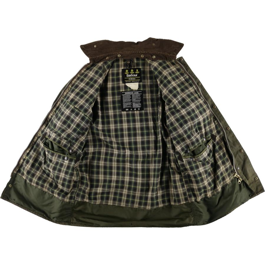 古着 80~90年代 バブアー Barbour BORDER ボーダー 旧3ワラント 